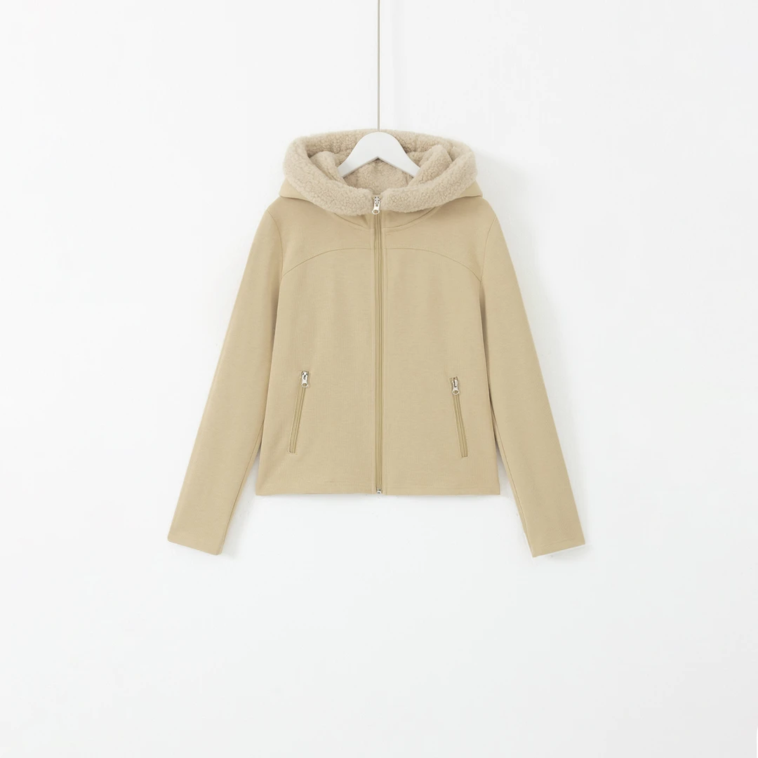 几里与麻 加厚保暖摇粒绒打底衫 衣长53胸围89 2112243