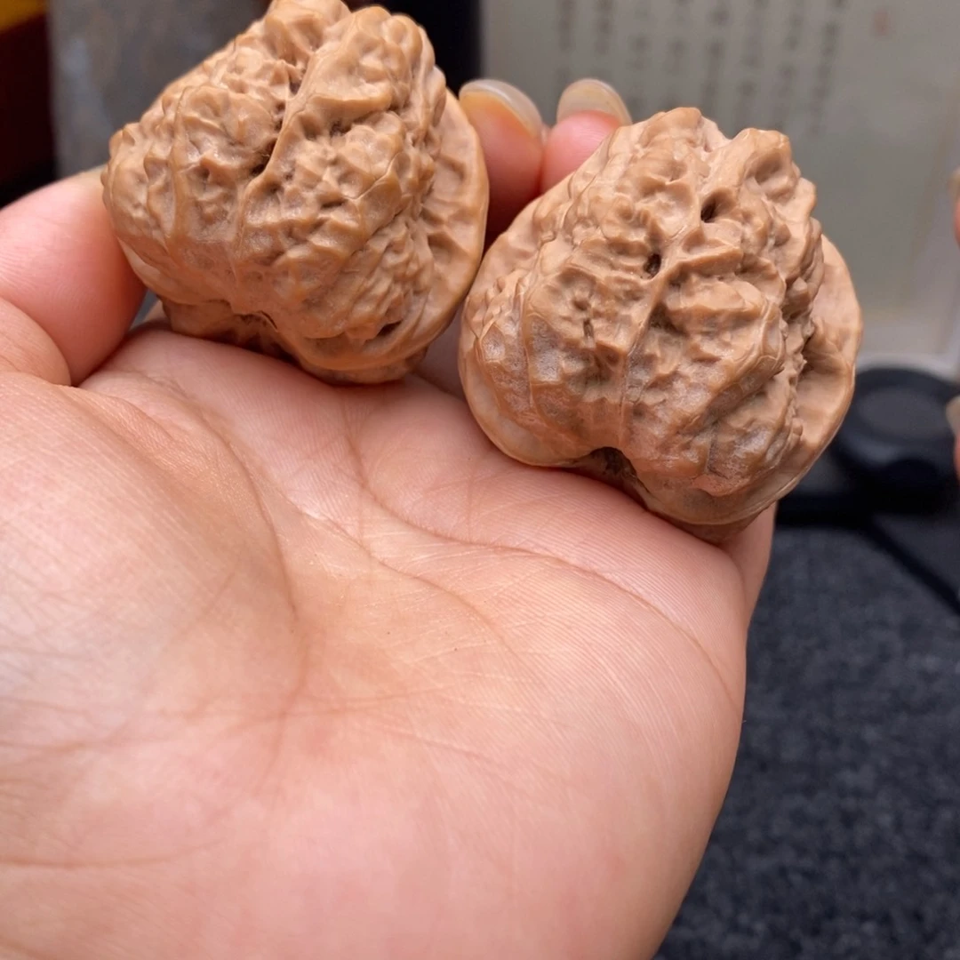 文玩核桃把件40蛤蟆头