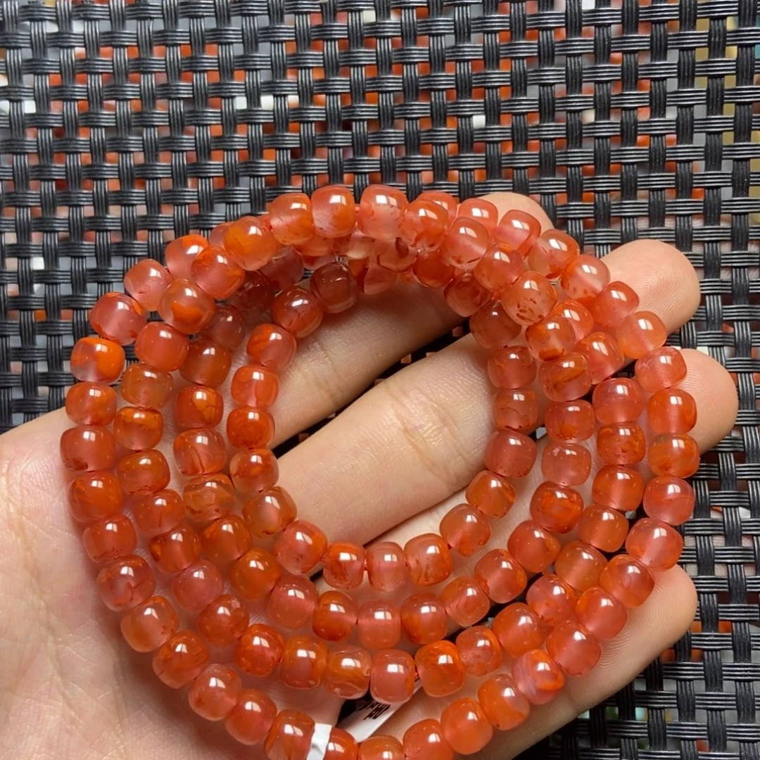 未镶嵌手链南红玛瑙6+’mm