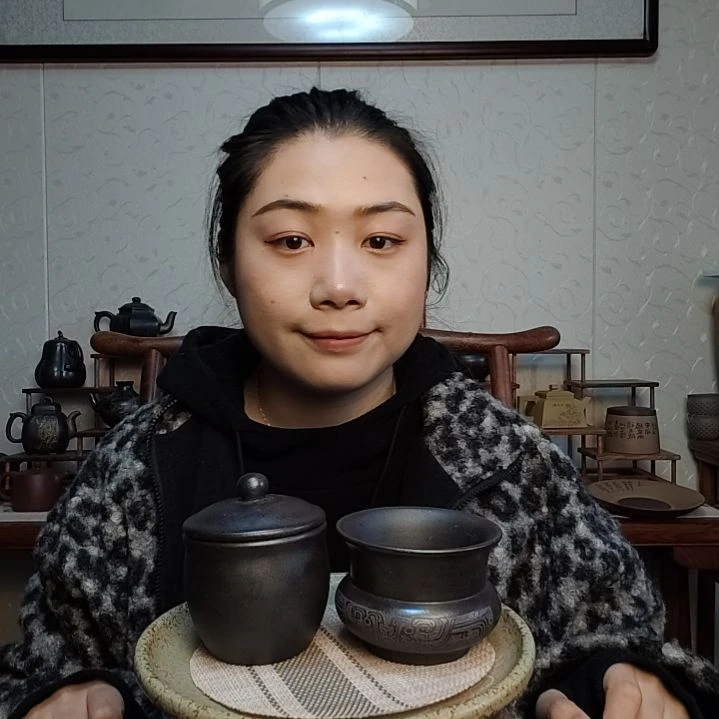 茶杯朱泥石黄主人杯