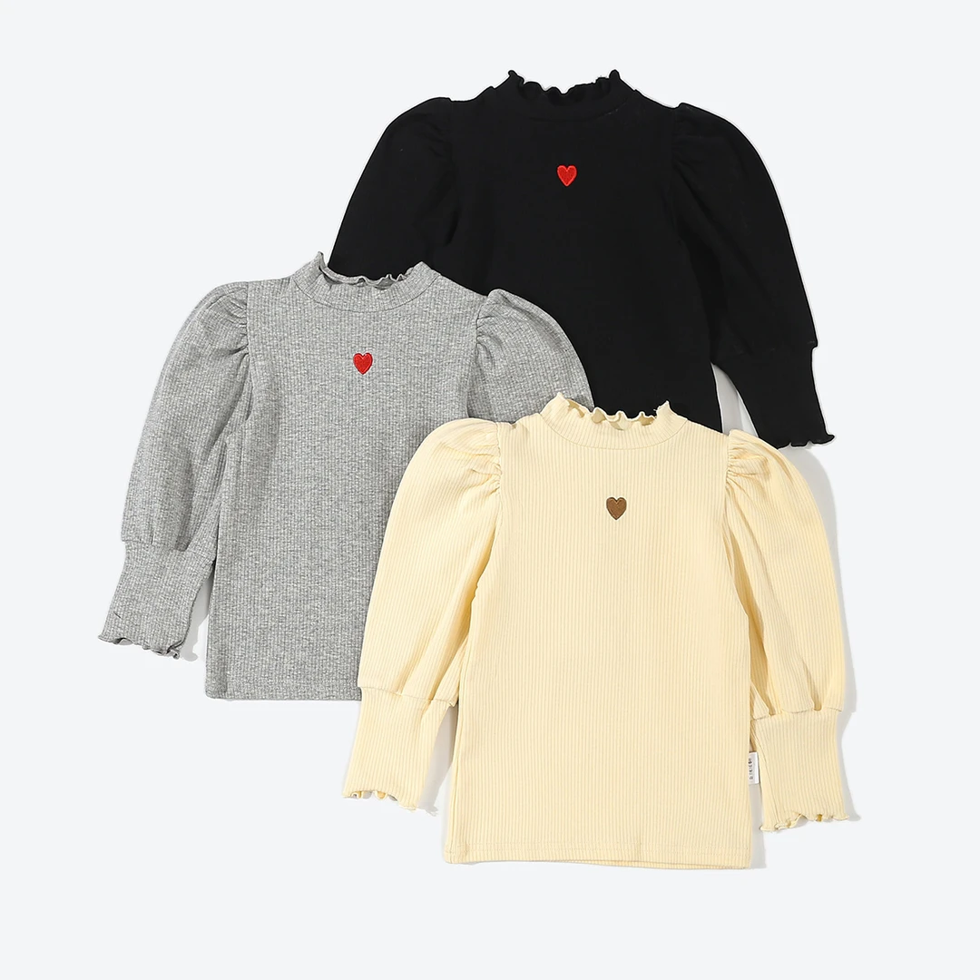 女童长袖t恤春秋款2025新款洋气儿童打底衫春装衣服春季宝宝上衣