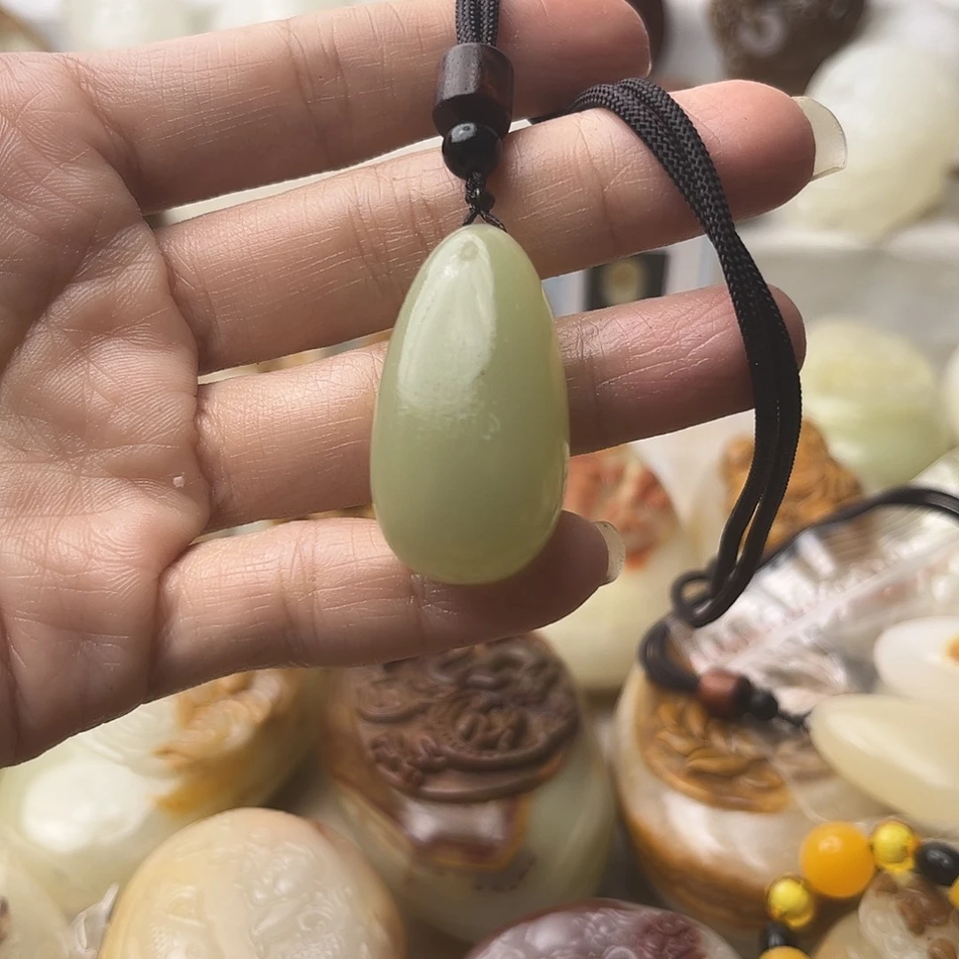 石材方解石手把摆件不退换原石