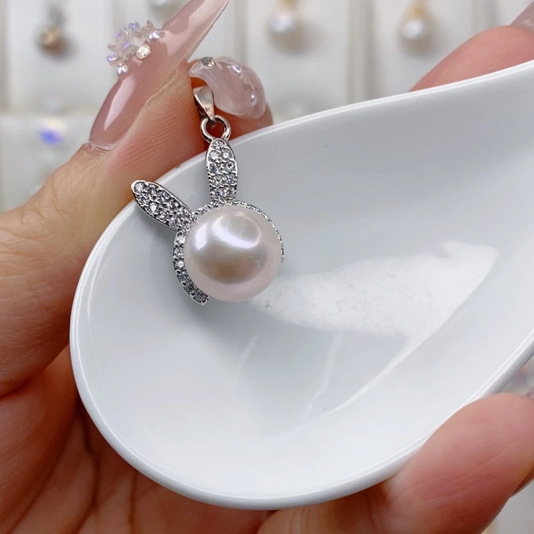 淡水珍珠吊坠(赠链)合金