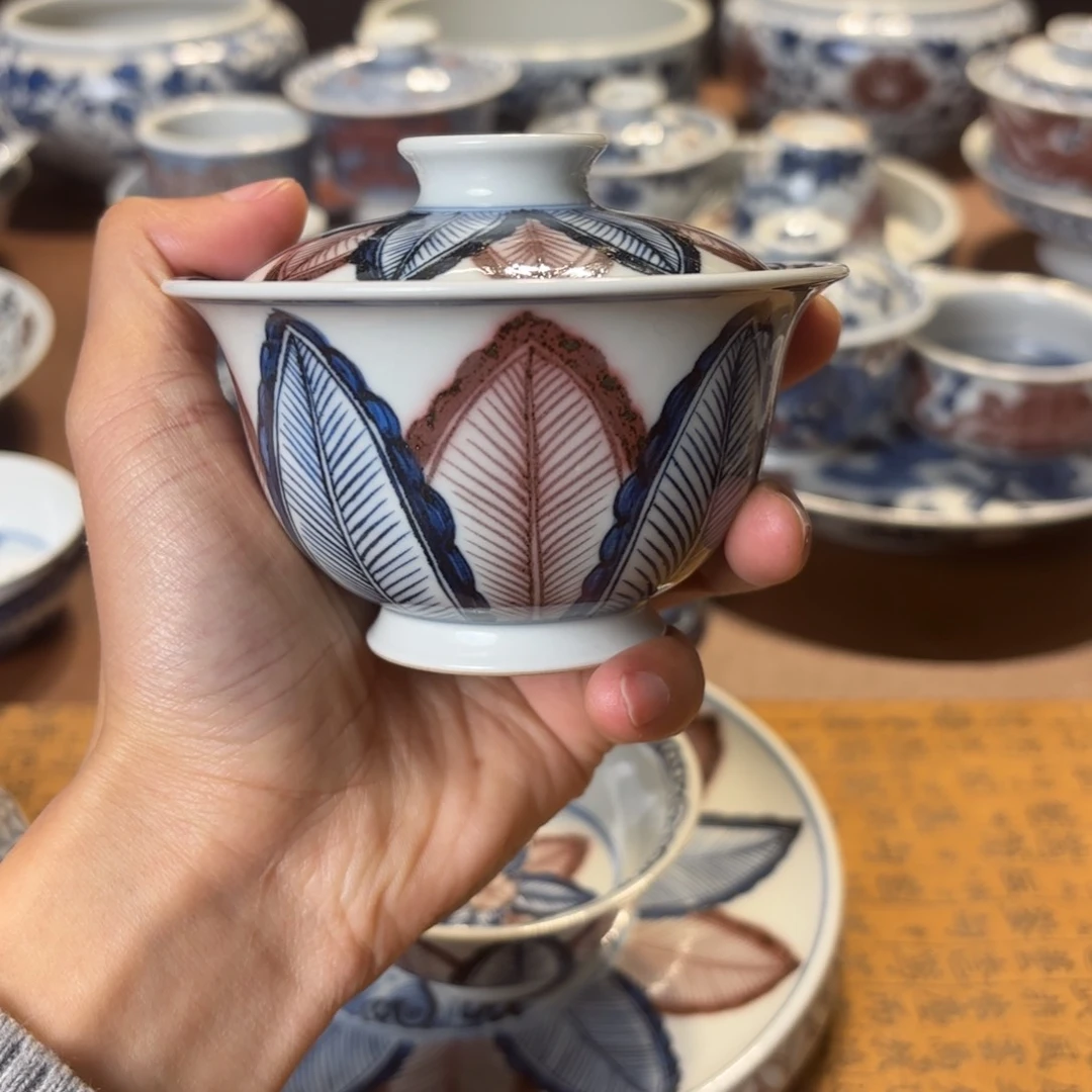 晚**安景德镇手工手绘茶具微