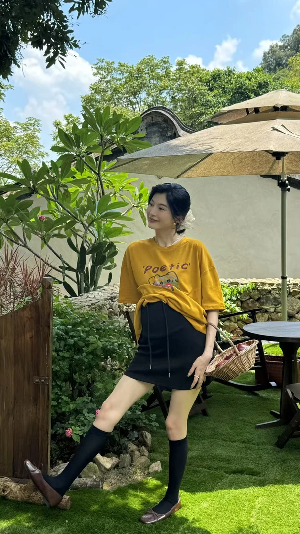 芒兜兜韩系少女休闲短裙mdd-108