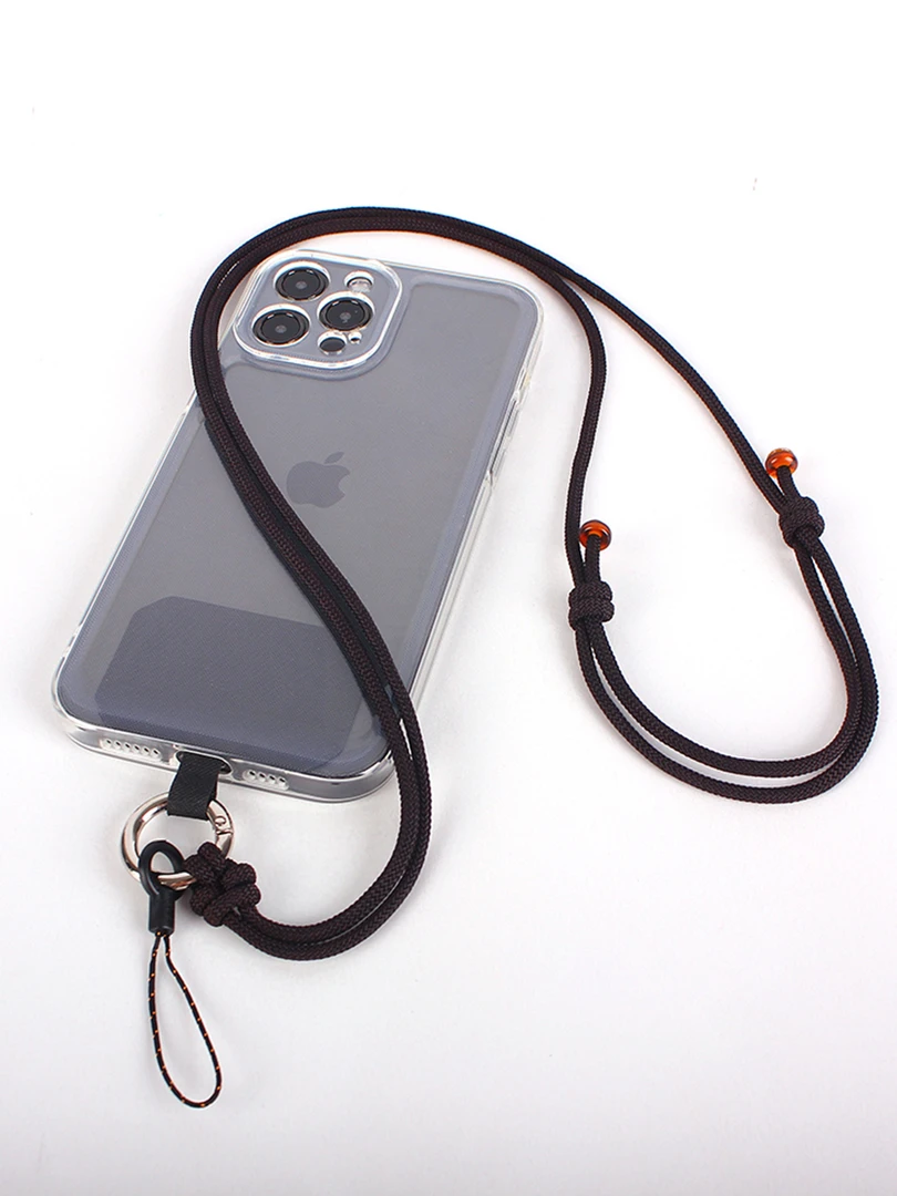 户外防丢手机挂绳简约2025新款斜挎可背男女挂脖带子长款固定夹片