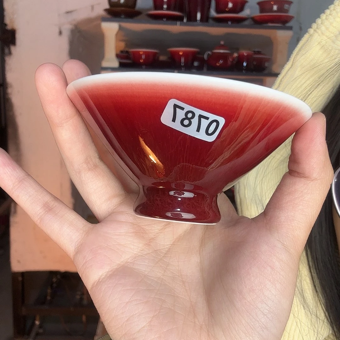 瓷片景德镇郎红陶瓷