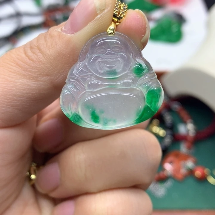 颈饰未镶嵌翡翠吊坠