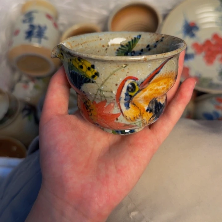 瓷片景德镇陶瓷手工手绘