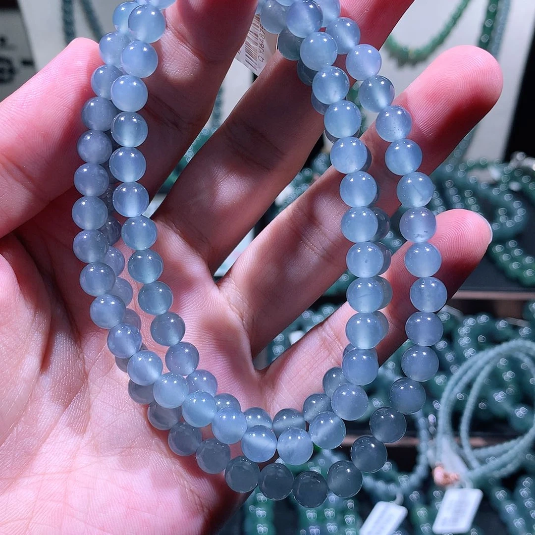 未镶嵌手链翡翠天然a货翡翠项链7