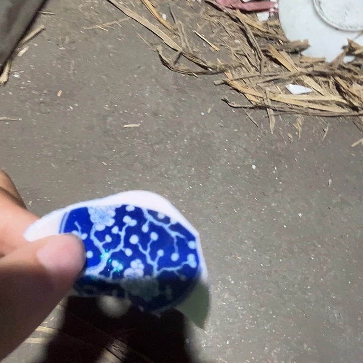 景德镇陶瓷青花斗笠2只