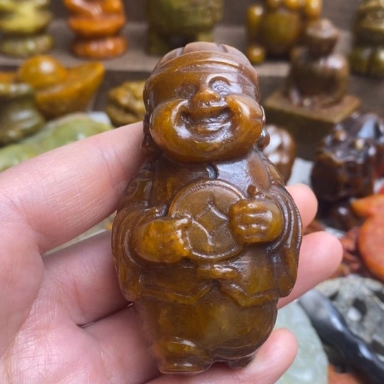 蛇纹石玉未镶嵌颈饰26