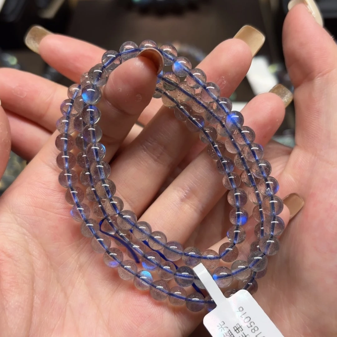 未镶嵌手链长石5.7mm左右