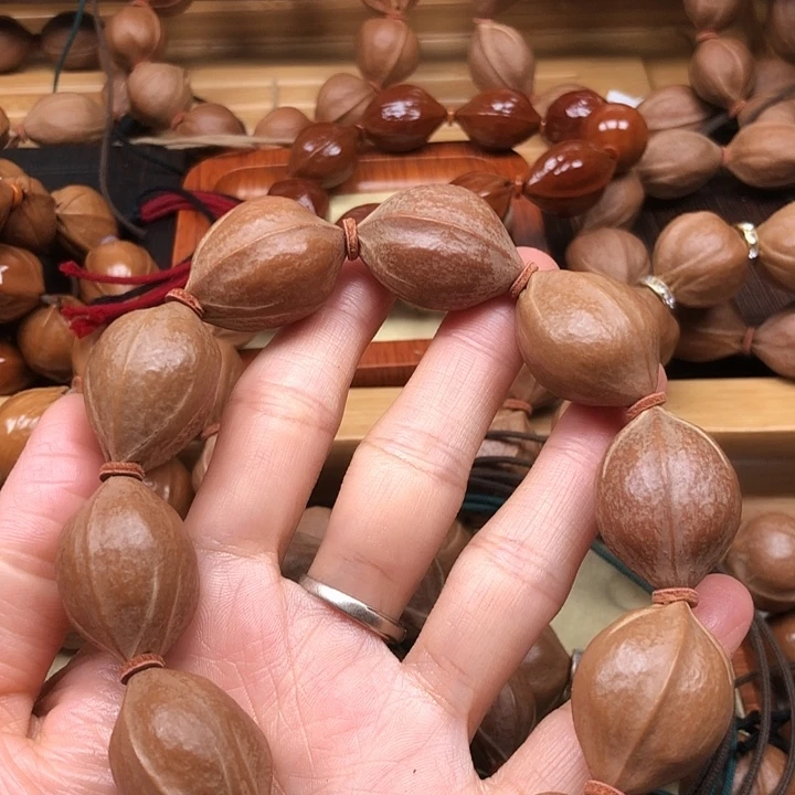 七***香手串橄榄核梅林铁核20 X28