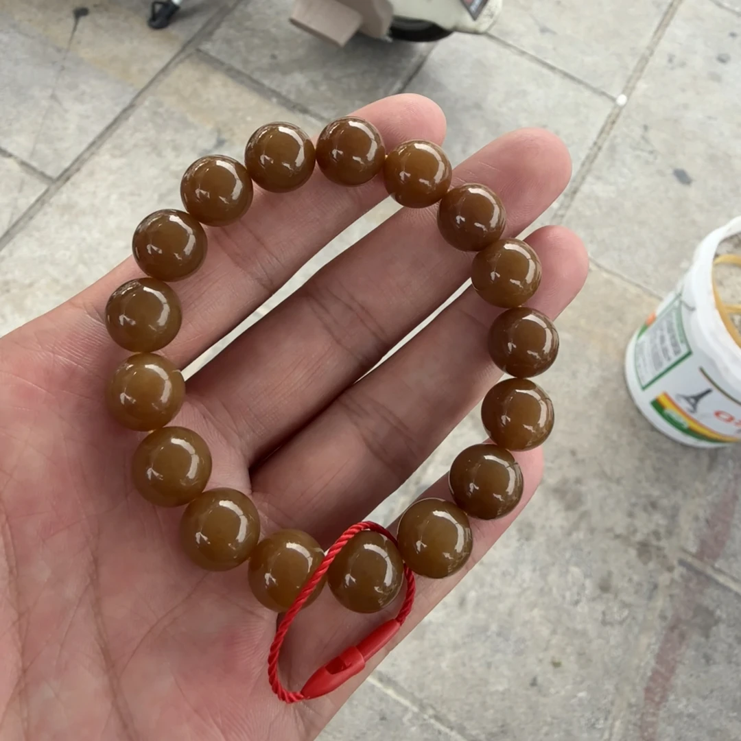 和田玉糖玉手串未镶嵌
