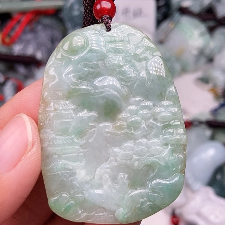 颈饰未镶嵌翡翠翡翠