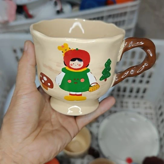 瓷片陶瓷杯碗盘微瑕介意慎拍