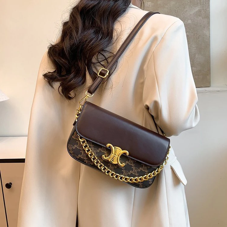 2025新款时尚百搭小方包女简约凯旋门单肩女式斜挎包休闲洋气小众