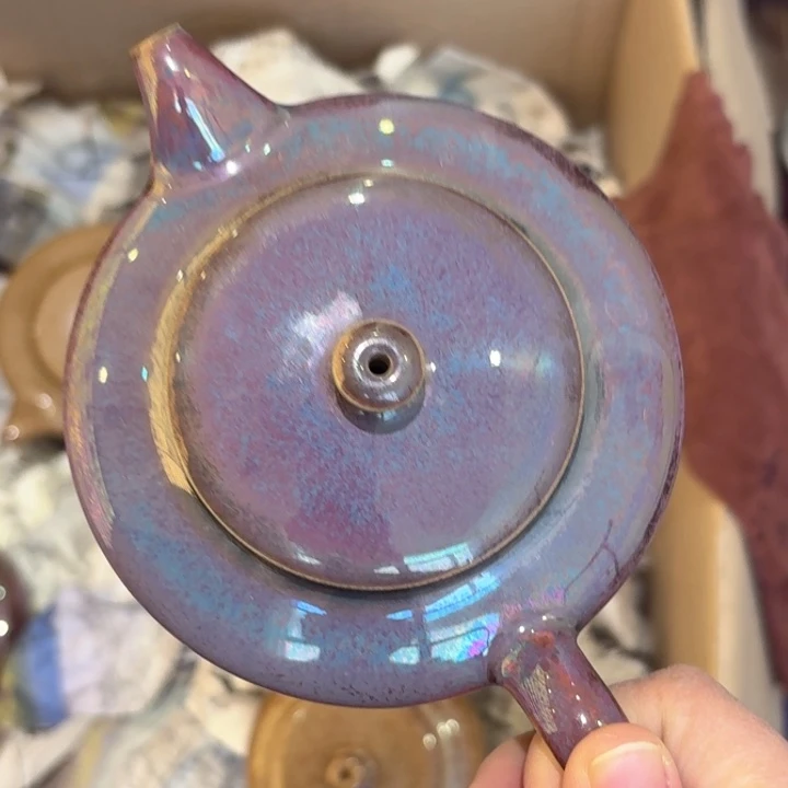紫***婳钧瓷茶壶传统工艺茶器作品
