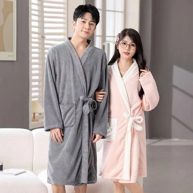 浴袍式浴巾男士专用秋冬长袖可穿可裹吸水速干家用洗澡大码浴巾P