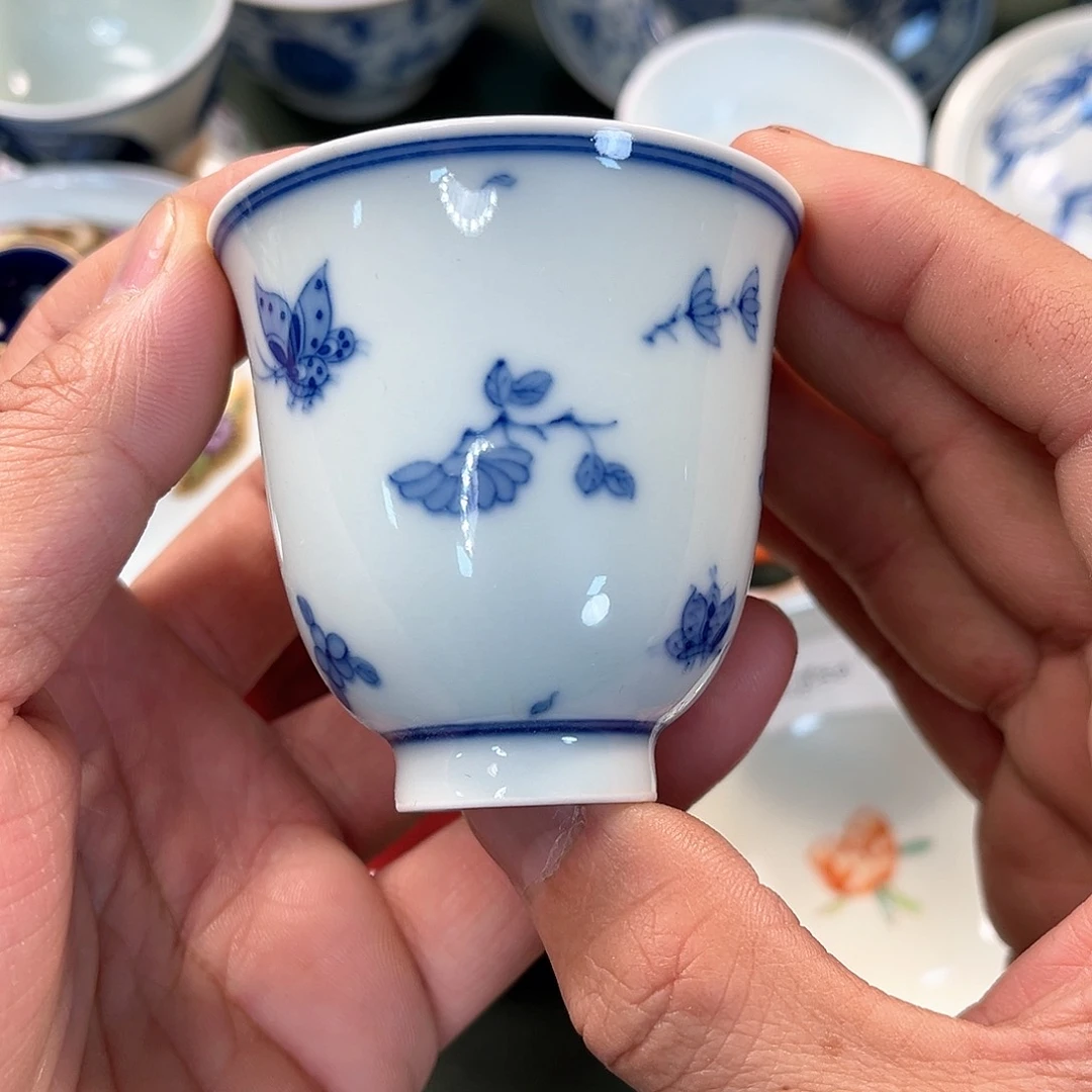 杯青花瓷器青花瓷器