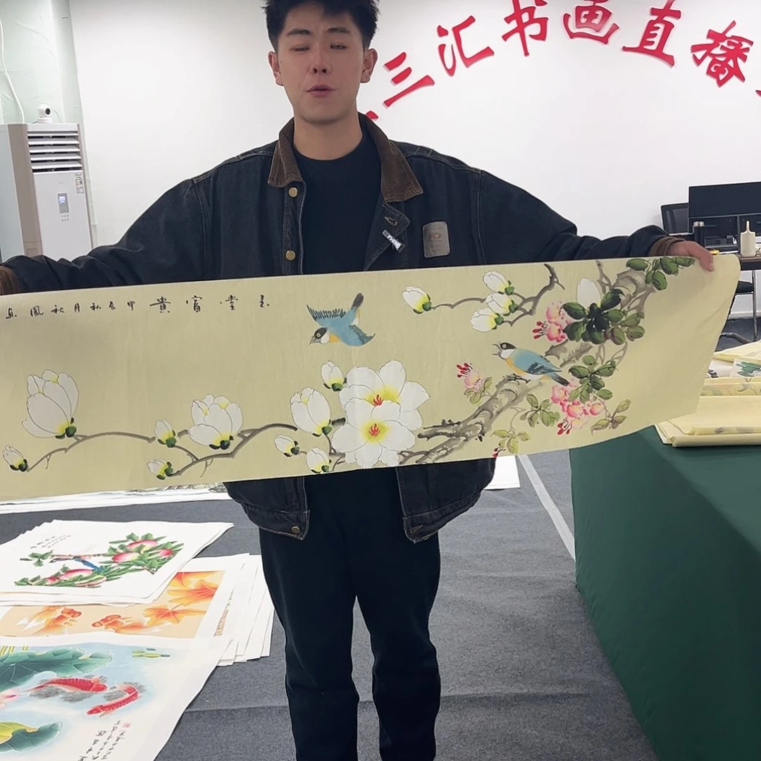 国画宣纸国画纯手绘作品