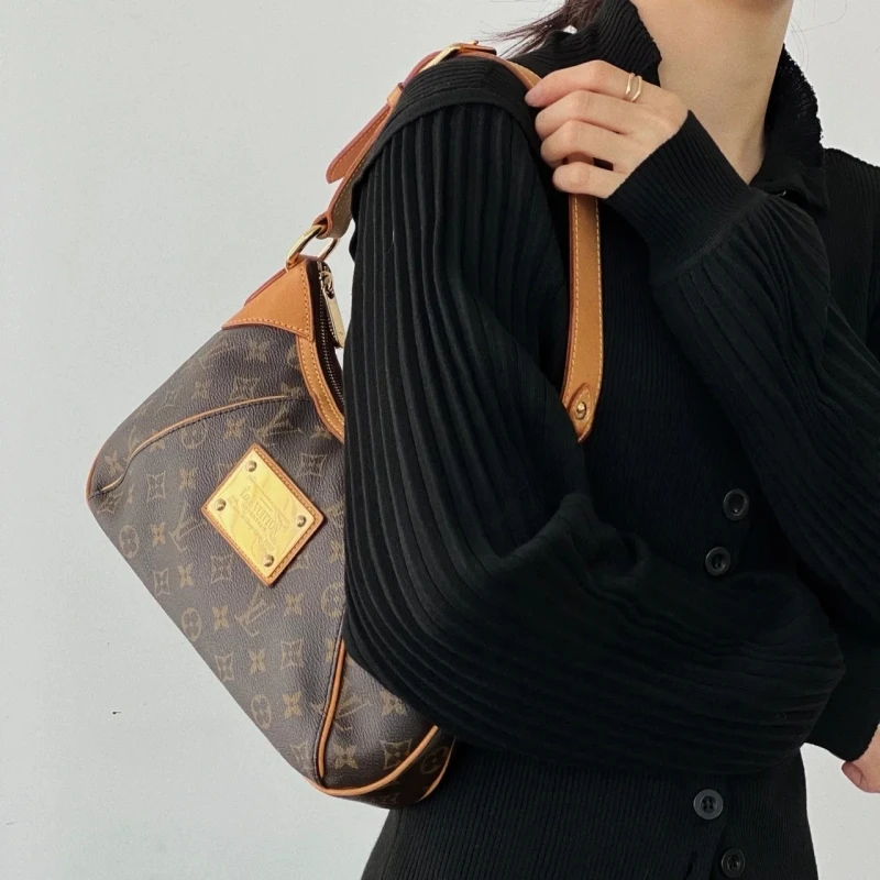 修复品LouisVuitton/路易威登【李李专属】中古金牌南瓜单肩款