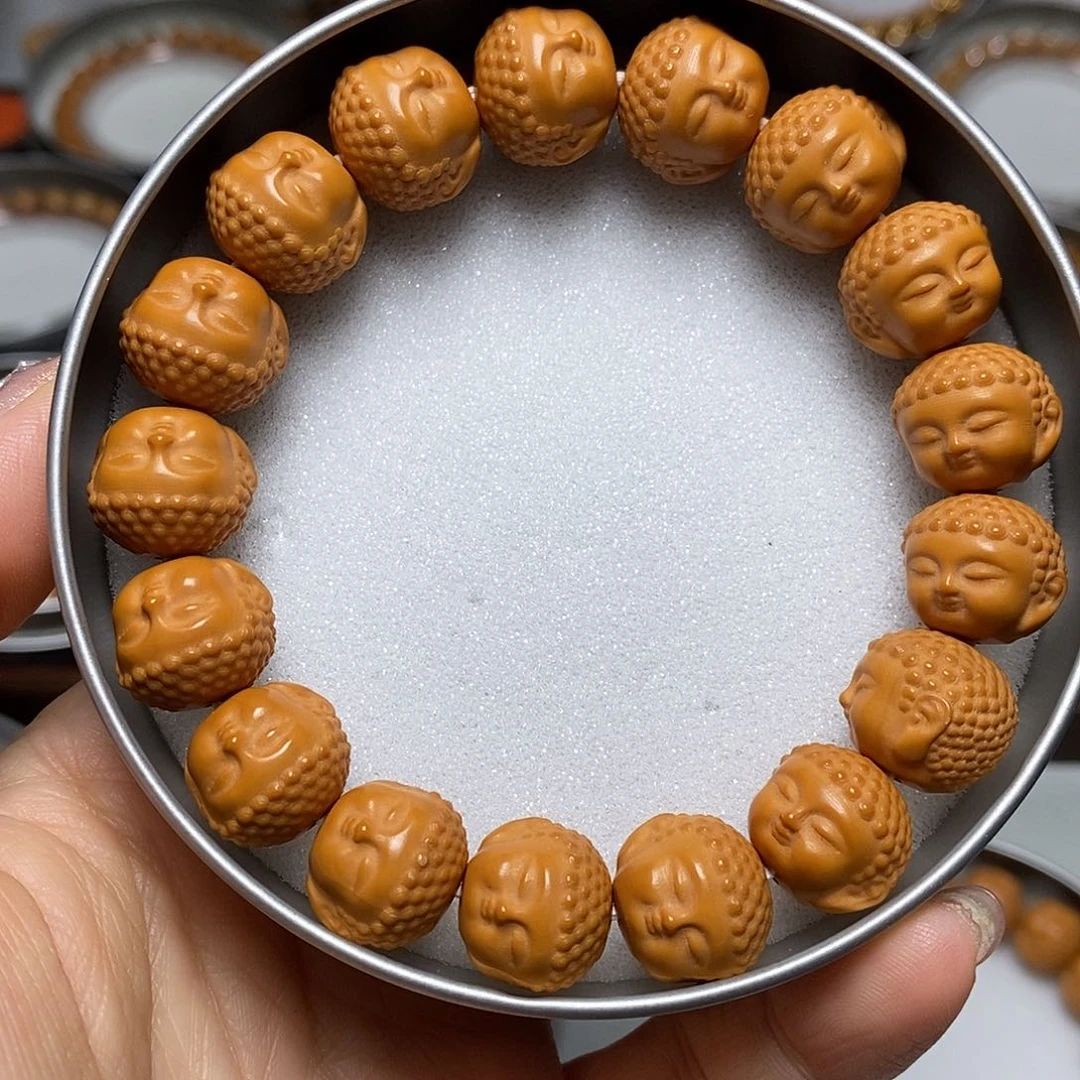 猴头核桃手串337号14左右精品宝宝佛全品