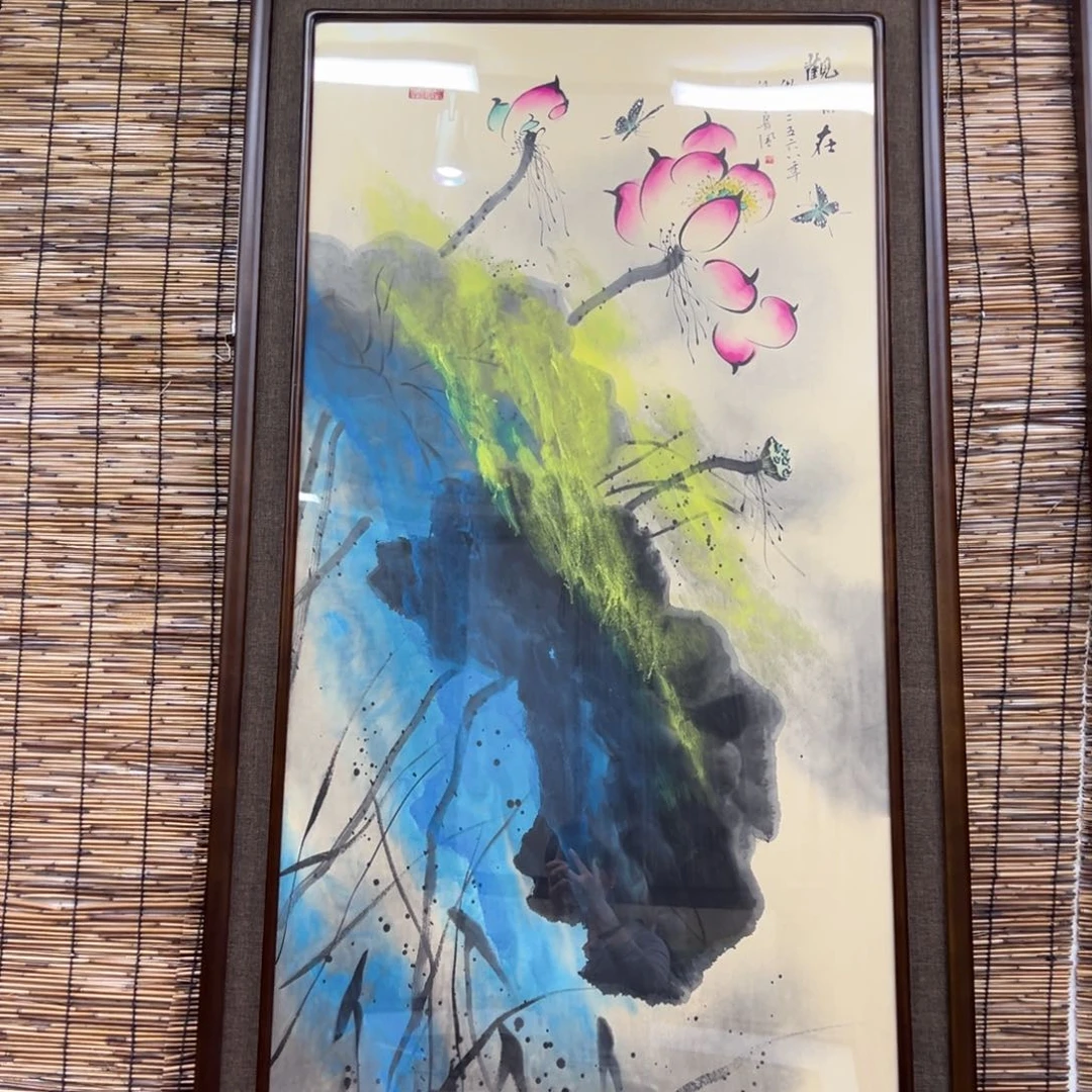 红***茶国画亲笔手绘作品