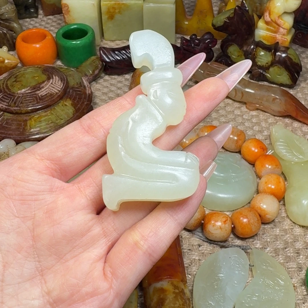 白玉菩提吊坠挂件