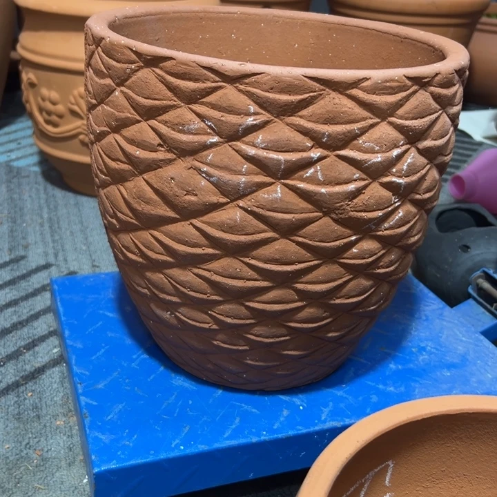 30×29 高温加厚红陶微瑕