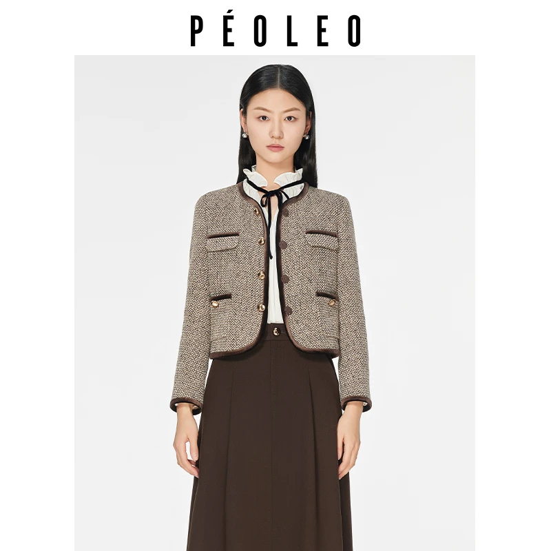 PK8202187夹克外套秋冬小香风短款