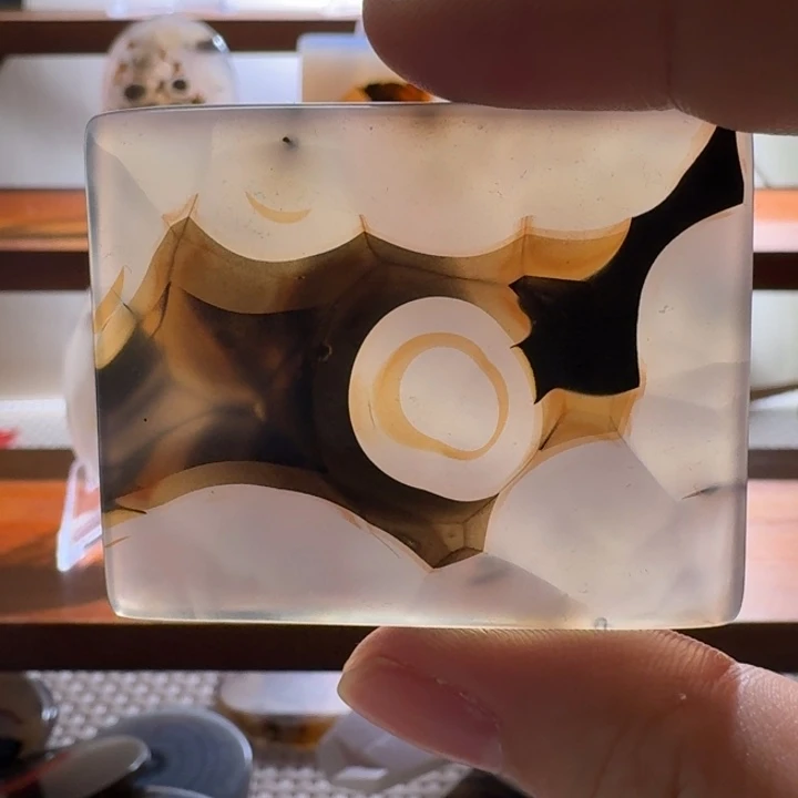 玛瑙/玉髓合金颈饰