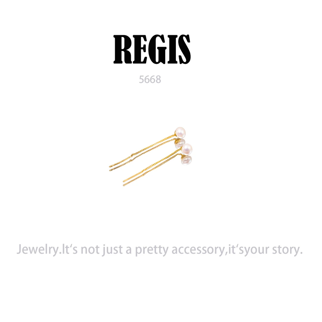镀K金  REGIS  耳线~5668