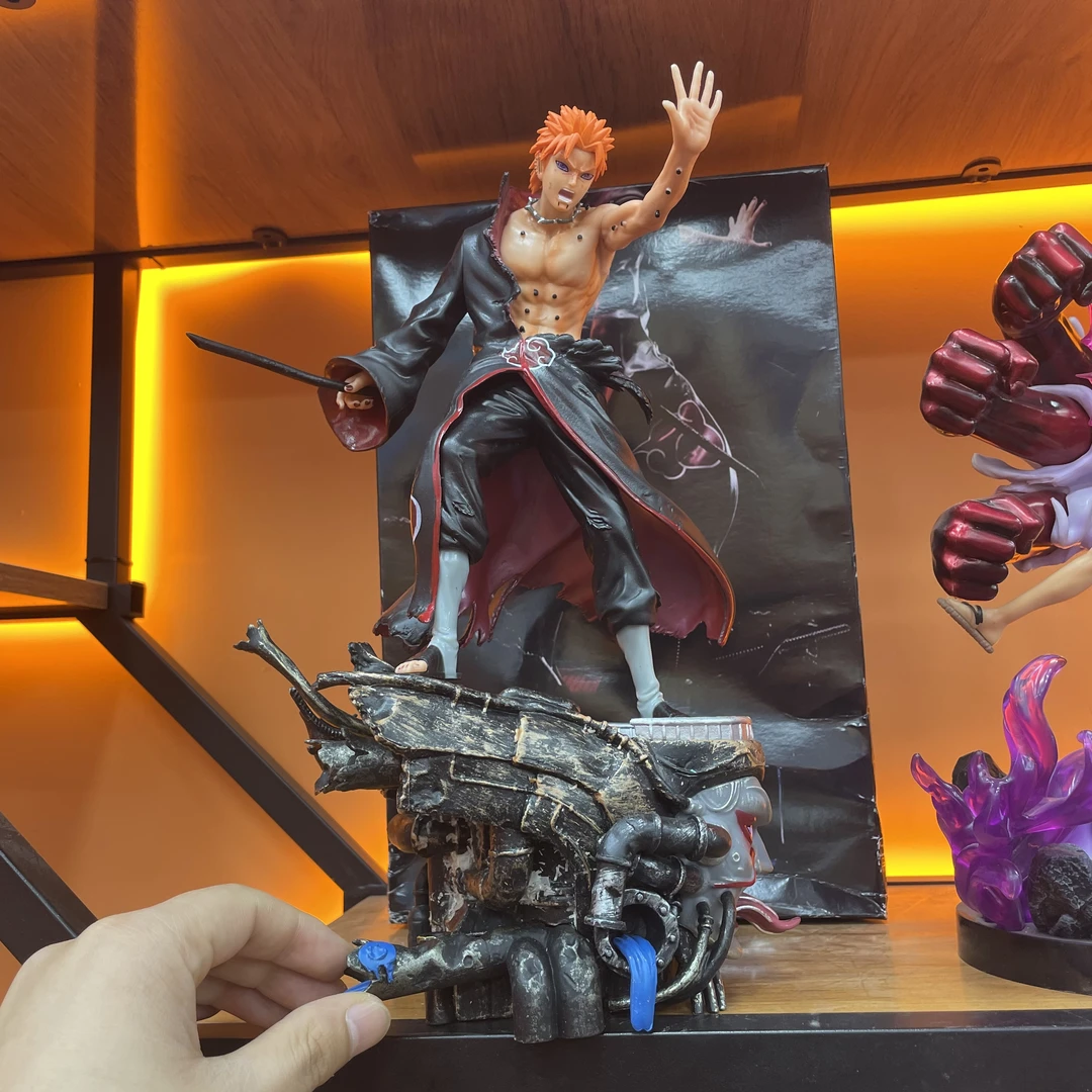 （现货）高约35cm 火影忍者 晓组织 天道佩恩 手办模玩摆件雕像