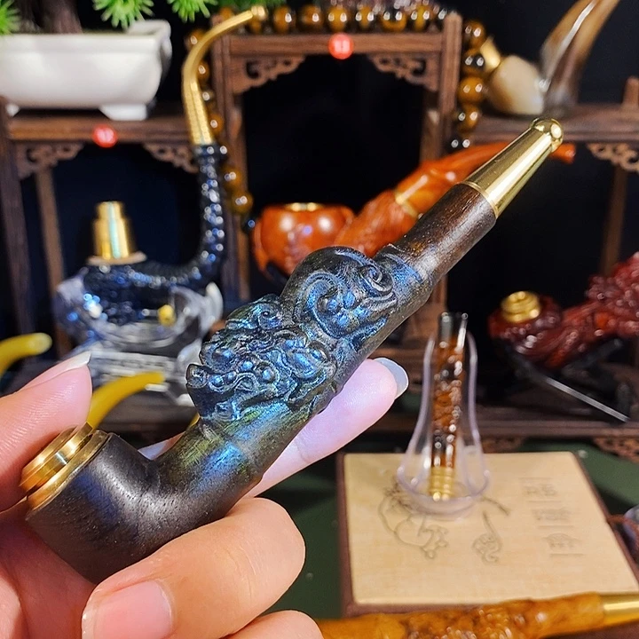 高端定制金丝楠烟嘴