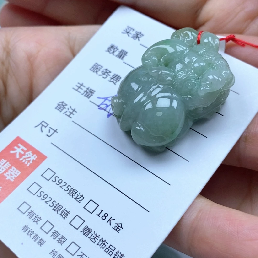 颈饰未镶嵌翡翠貔貅