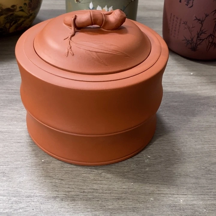 紫砂茶叶罐萍**逢两斤装醒茶罐