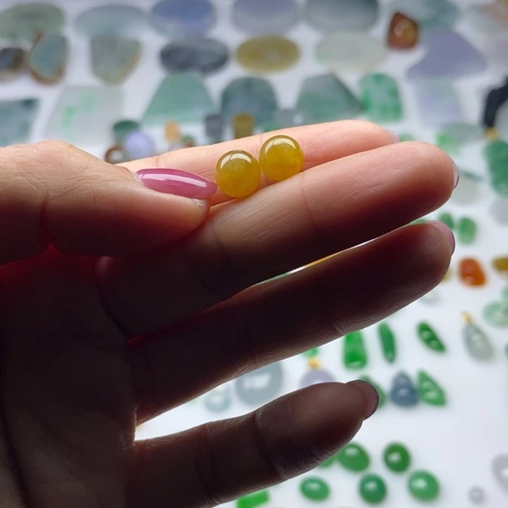 翡翠未镶嵌挂件天然翡翠