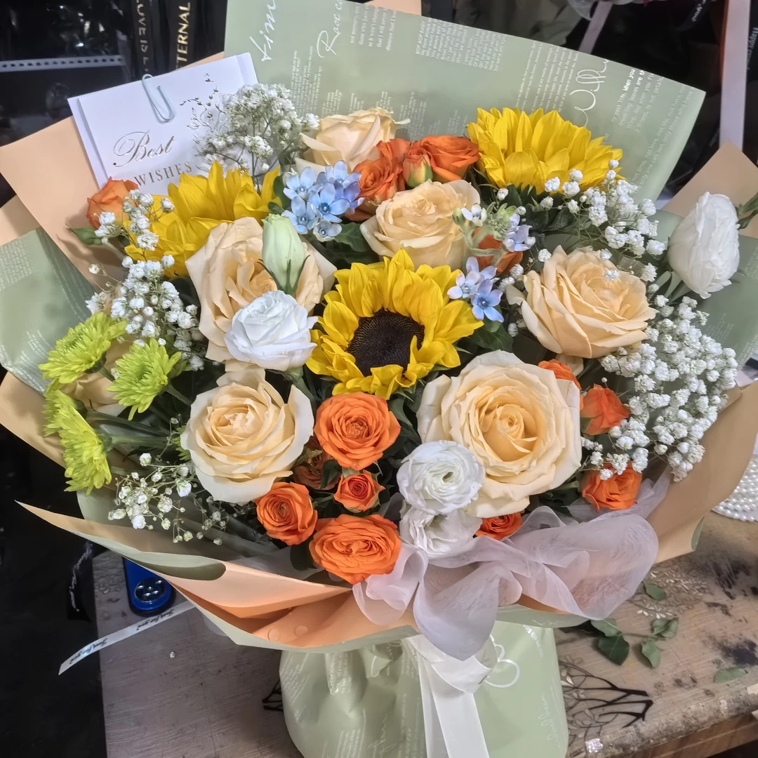 年底团建活动花束