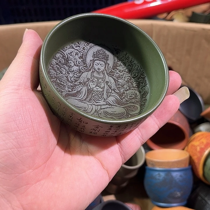 茶杯紫砂全手工紫砂主人杯