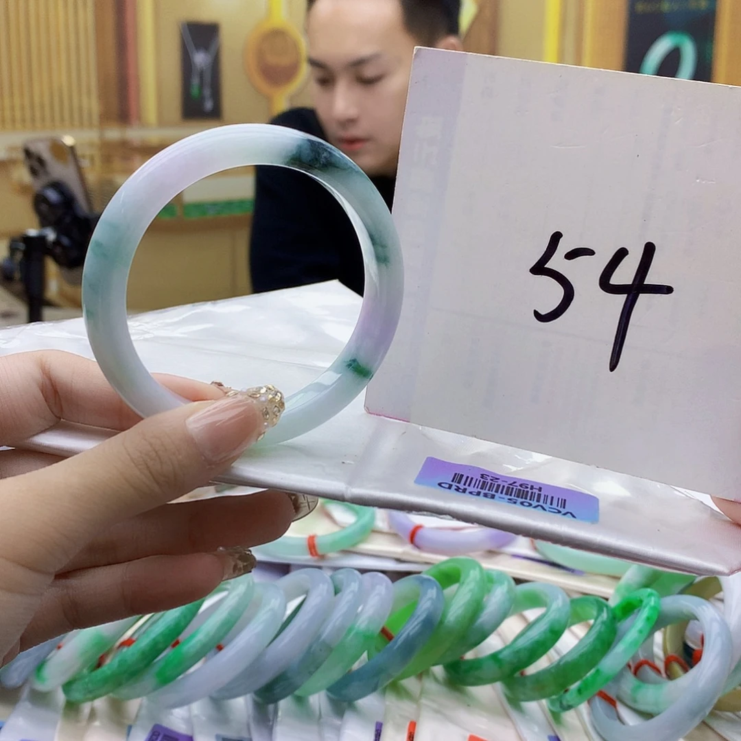 翡翠未镶嵌手镯bn