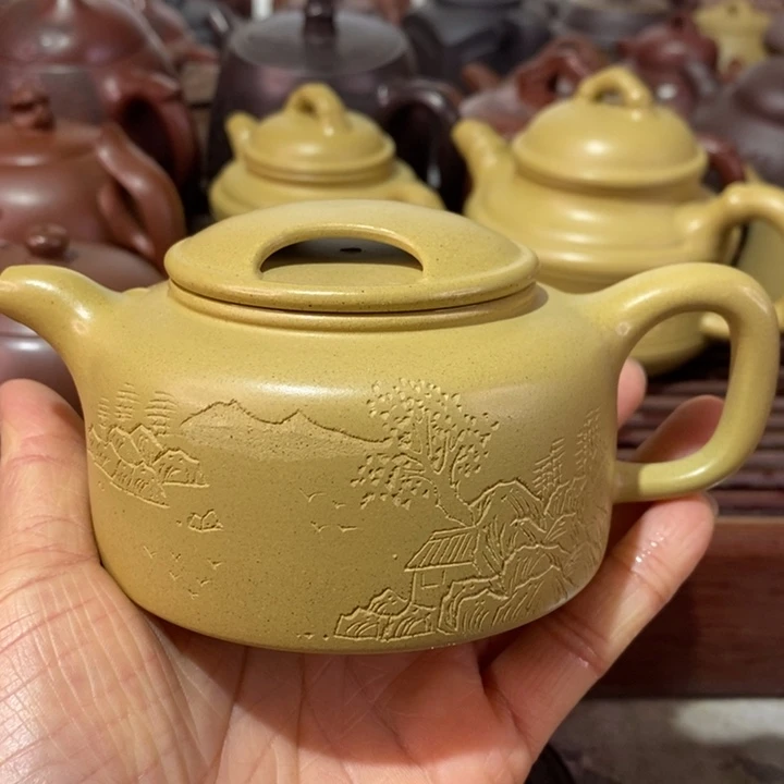 紫砂茶壶元***a精工制作一一把