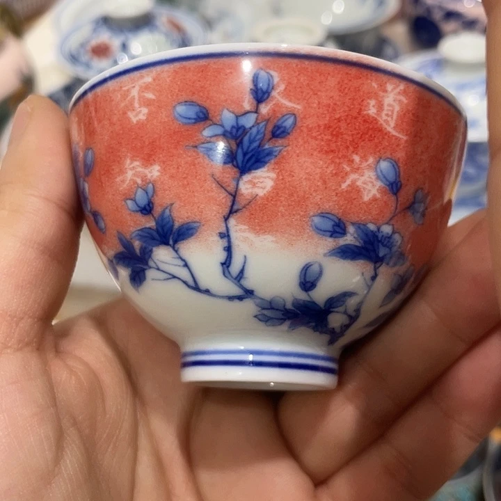 陶摆件景德镇陶瓷主人杯2333