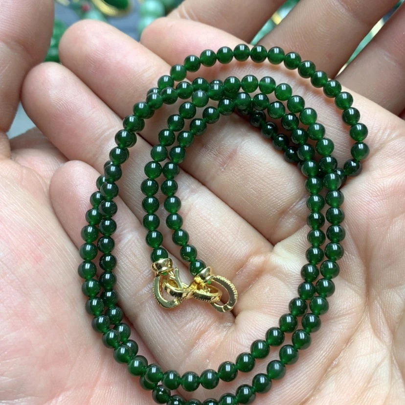 【闪购商品】和田玉（碧玉）项链未镶嵌