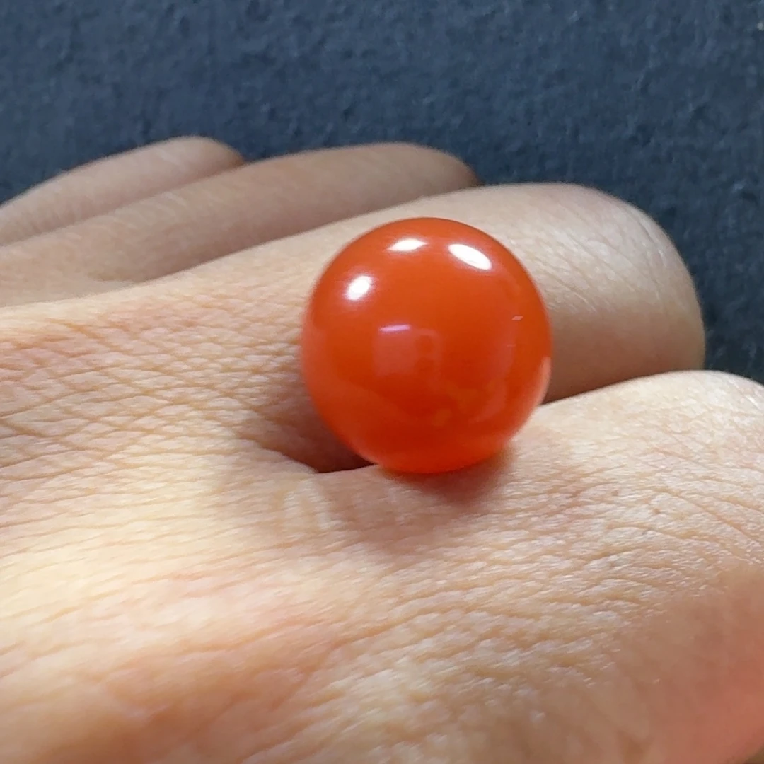 南红玛瑙未镶嵌珠子尺寸13.3