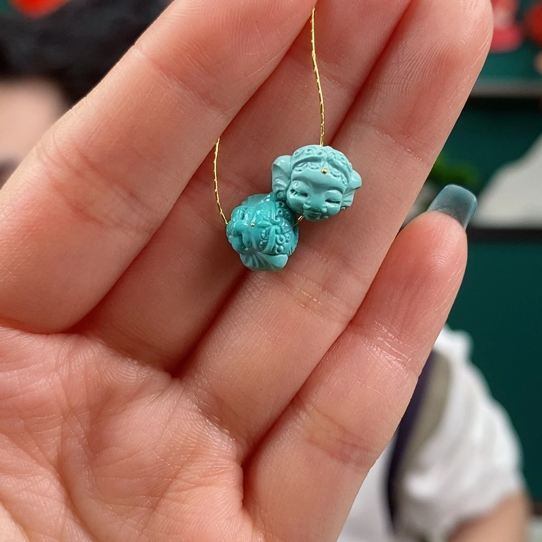 绿松石珠宝奇石未镶嵌