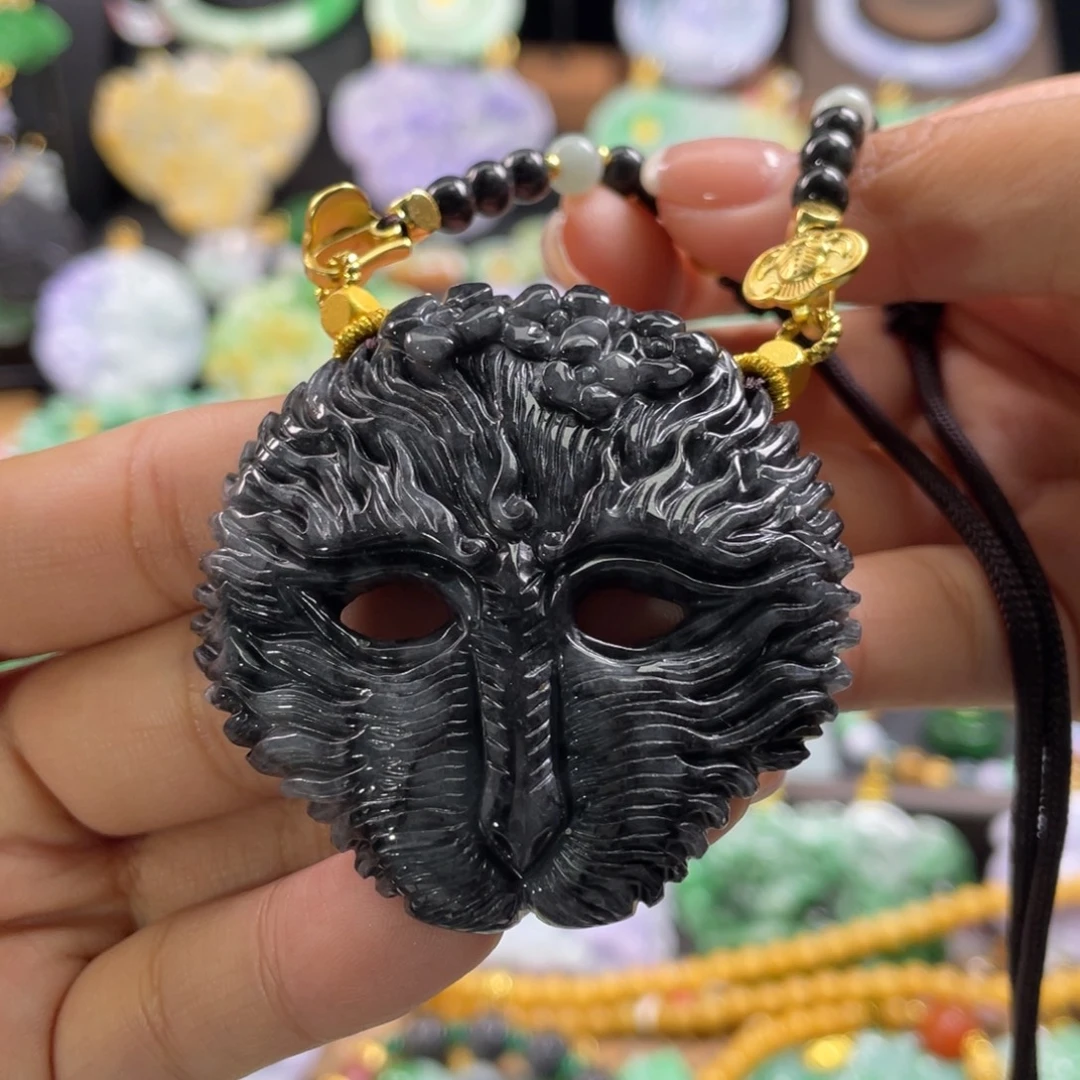 翡翠未镶嵌颈饰代编织