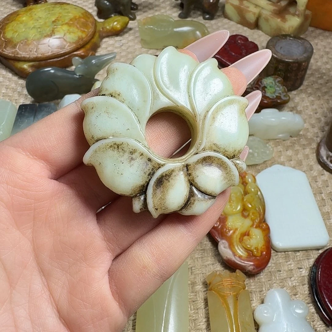 白玉菩提吊坠挂件