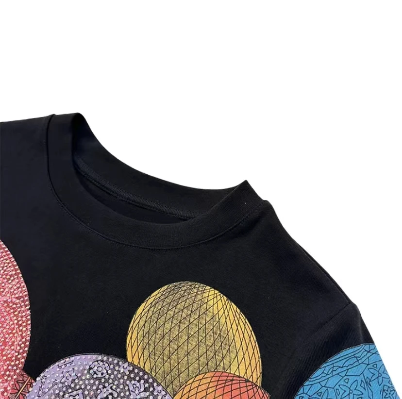 【CC】COCOVIYA 设计感热气球夏重工短袖T桖高级感轻奢时尚潮24X020